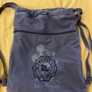 Disneyland Resort draw string back pack army green